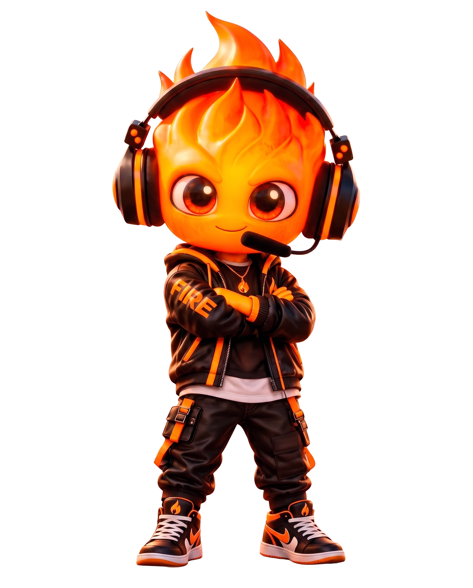 Mascote Fire Creator - Fire Games