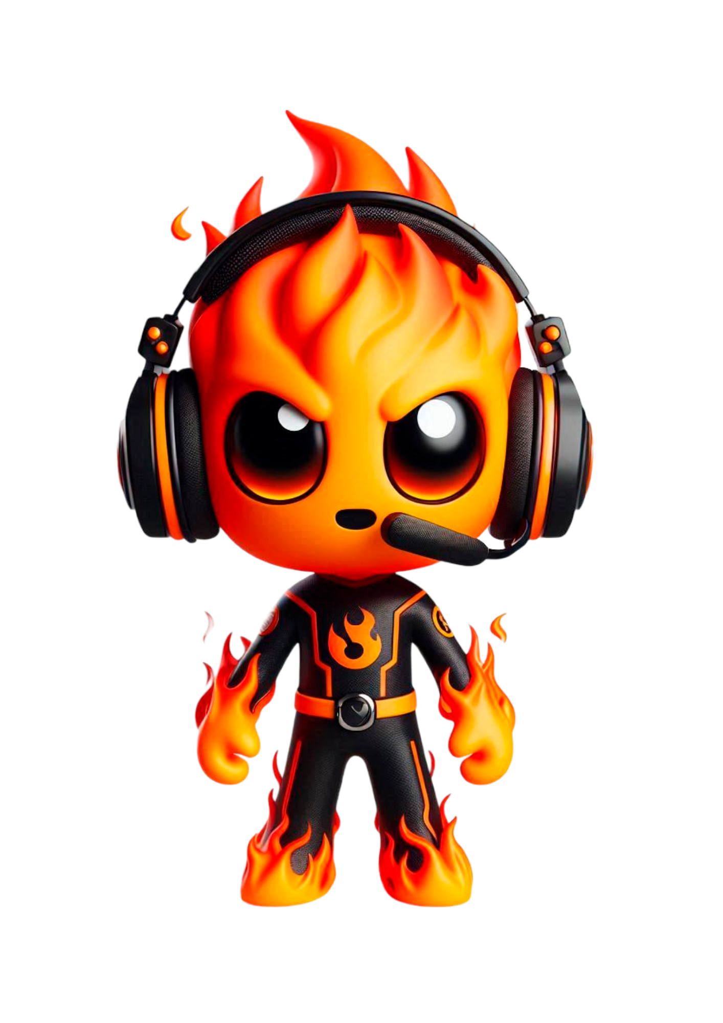 Mascote Chamusca - Fire Games